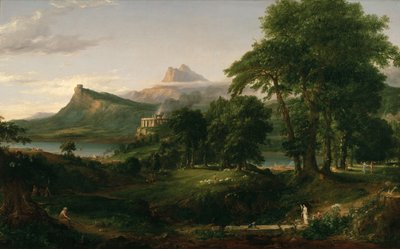 The Course of Empire: The Arcadian or Pastoral State by Thomas Cole